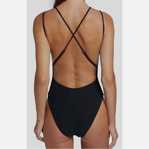 Jonathan Simkhai Charley One-Piece Swimsuit New With Tags Size Small - Picture 2 of 3
